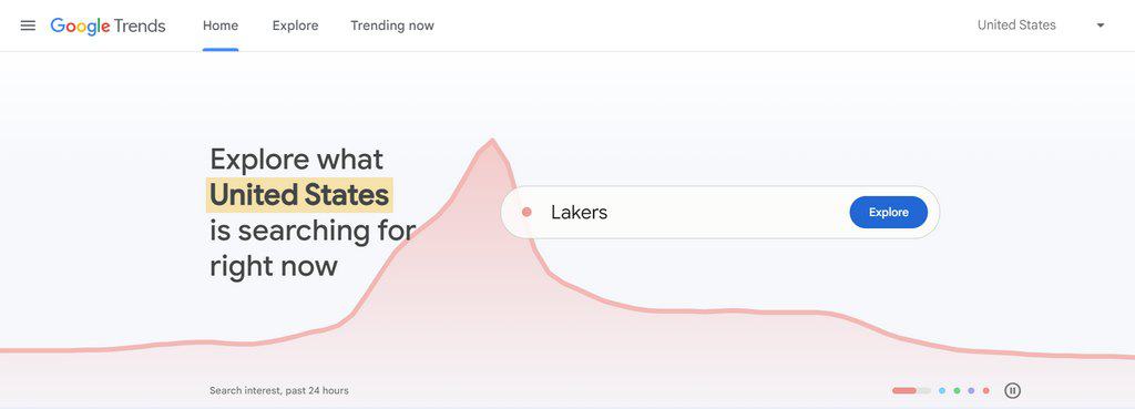 use Google Trends to find trending products