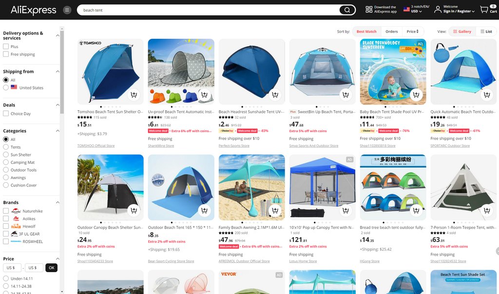 beach tents summer products 2024 ideas